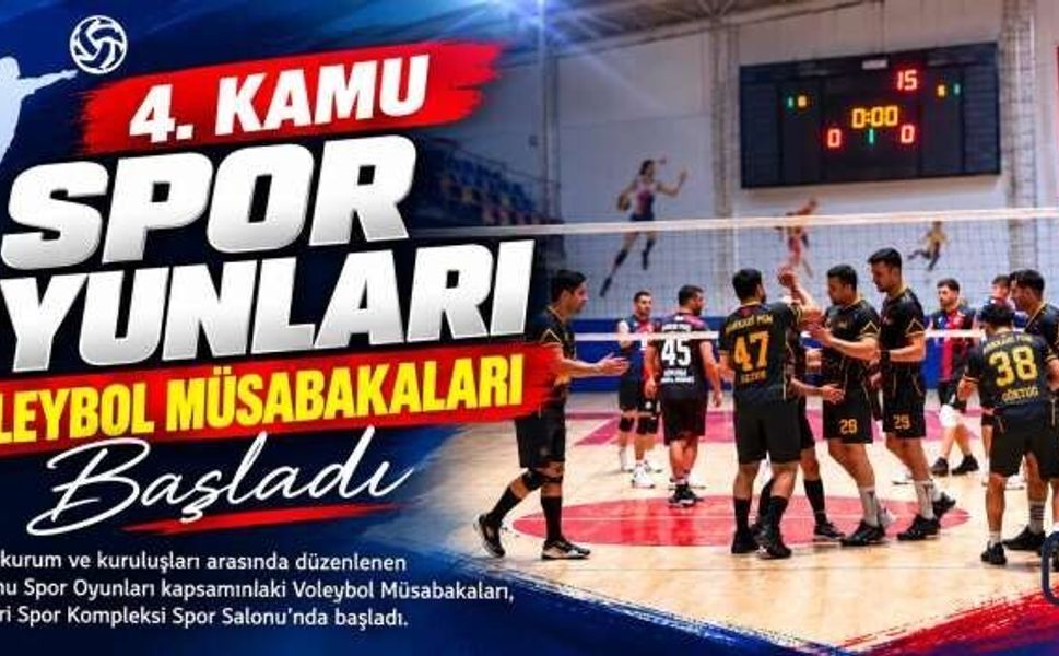 Hakkari’de Kurumlar Arası 4. Kamu Spor Oyunları başladı