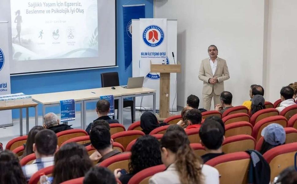 Hakkari Üniversitesi’nde sağlıklı yaşam semineri düzenlendi