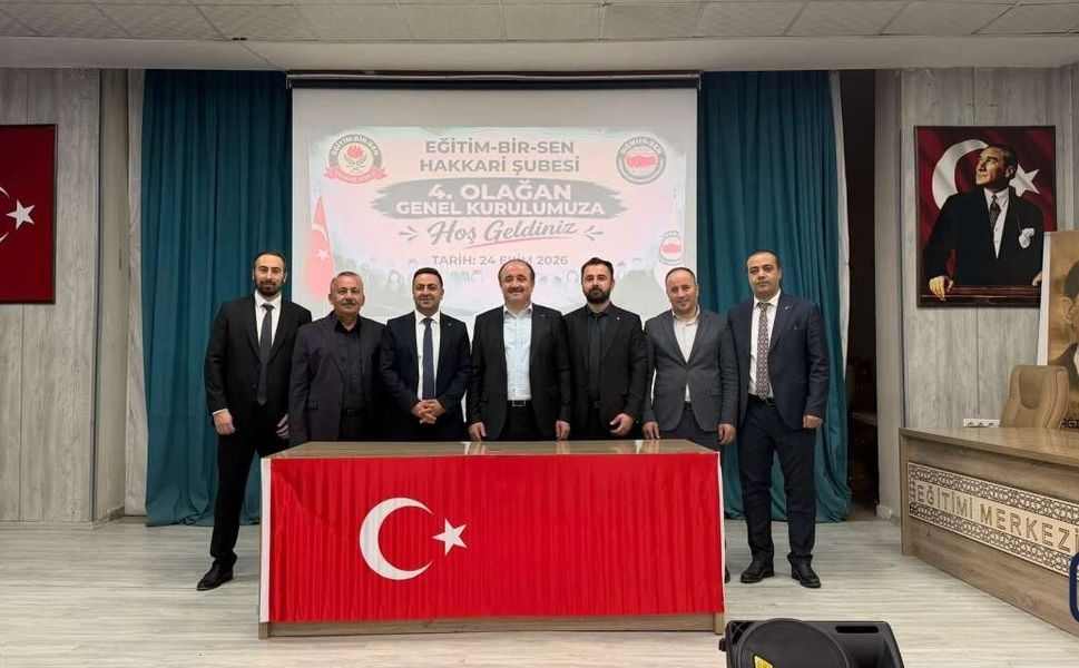 Eğitim-Bir-Sen Hakkâri Şubesi 4. Olağan Kongresi Gerçekleştirildi