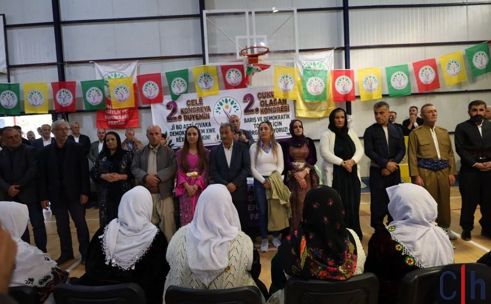 DEM Parti Çukurca İlçe Kongresi’ni gerçekleştirdi