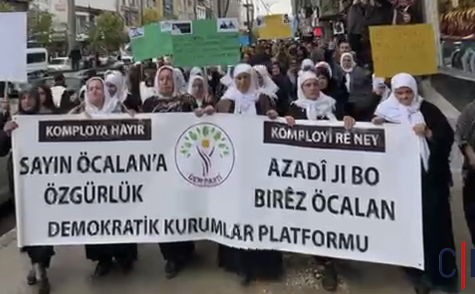 Gever’de 9 Ekim yürüyüşü: Öcalan’a özgürlük ve barış talebi