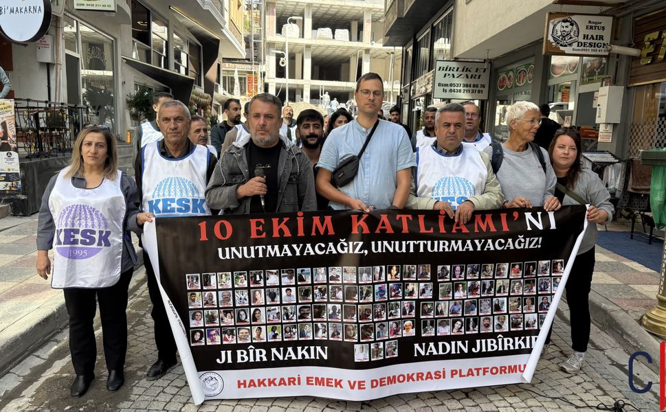 Hakkari’deki STK’lardan: 10 Ekim Katliamı’nın 11’inci yılında adalet çağrısı