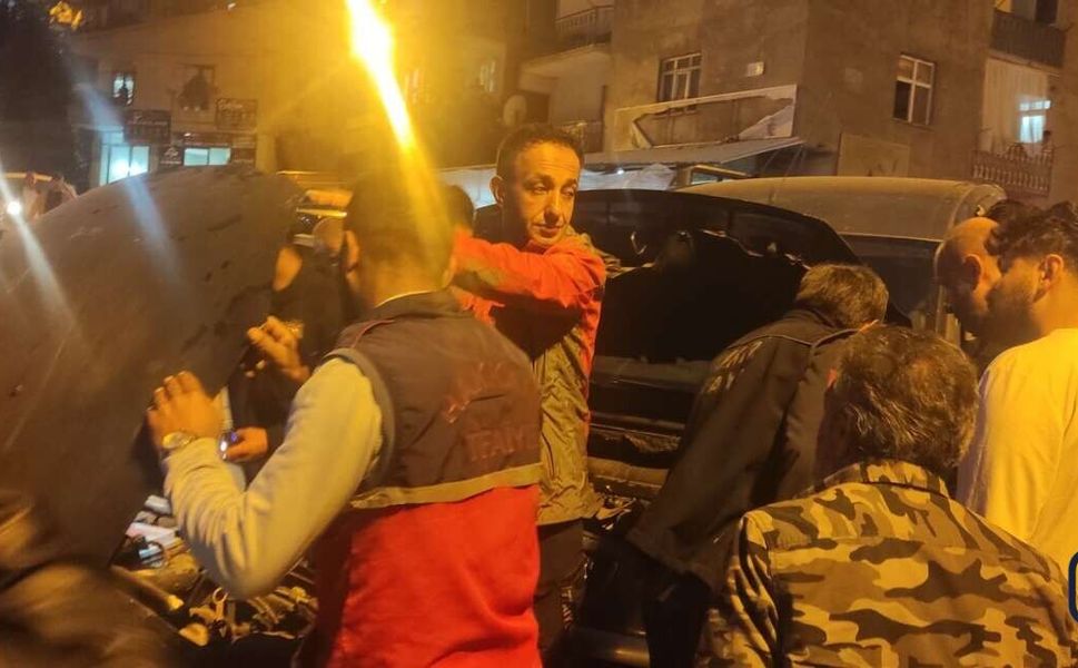 Hakkari’de trafik kazası: 2 Yaralı