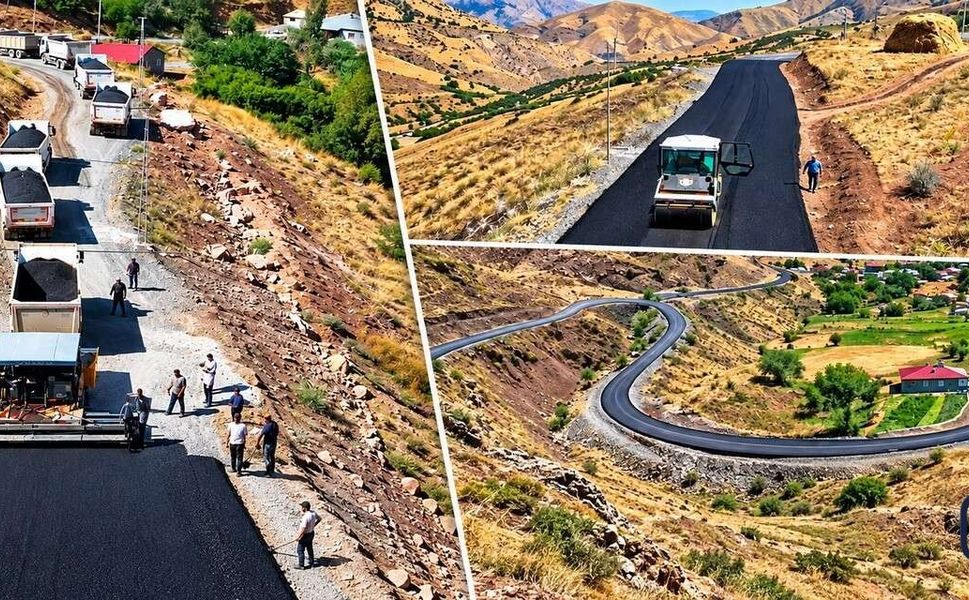 Hakkâri’de 14,5 kilometrelik asfalt çalışması Tamamlandı